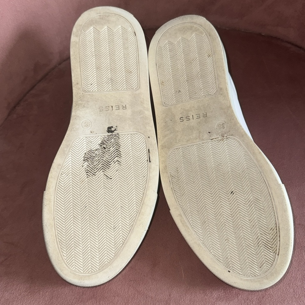 Reiss Women’s  White Sneakers worn size 38 - Picture 6 of 8